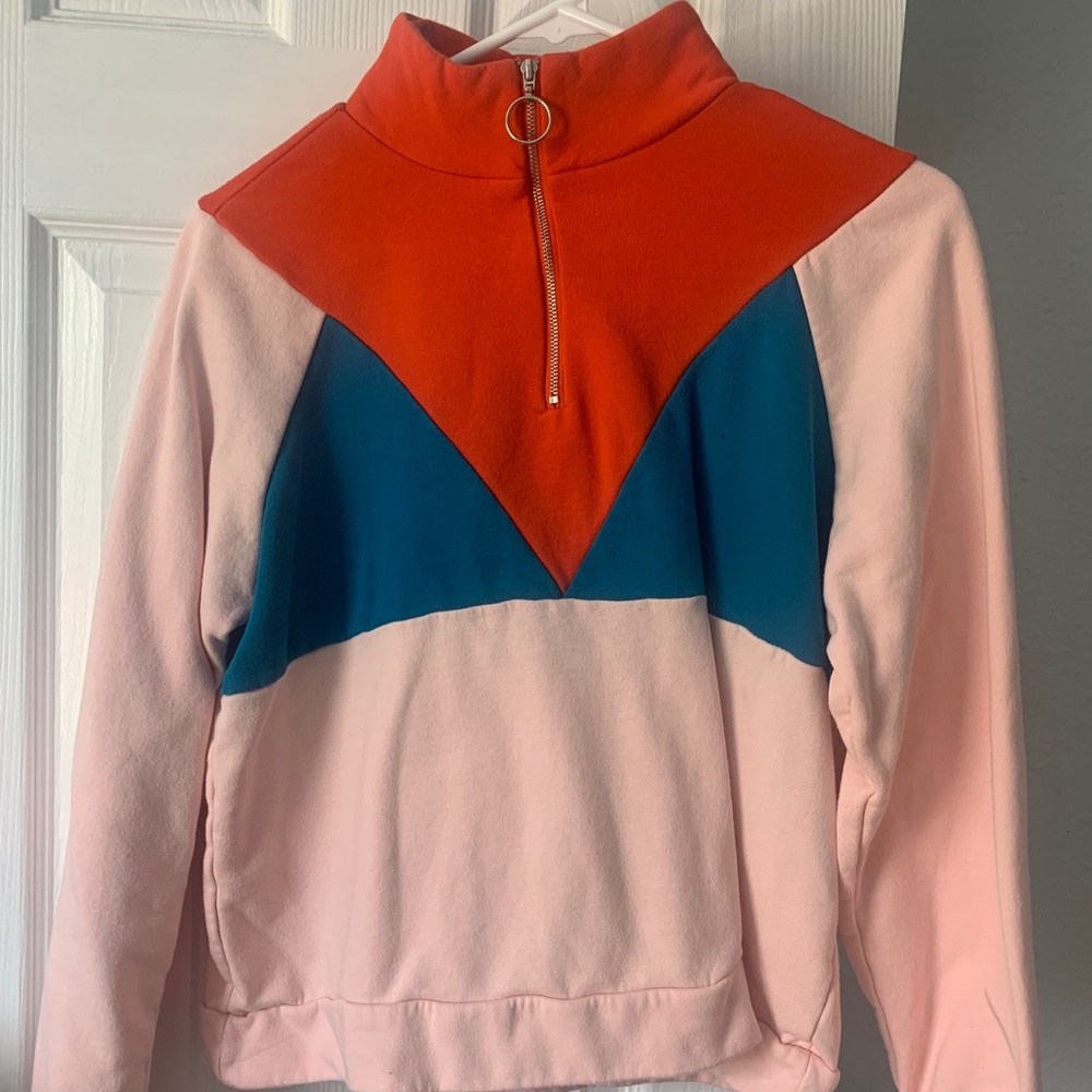 Color block  jacket